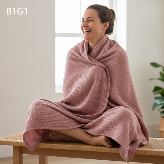 The Muslin Blanket - 100% Muslin Cotton (B1G1)