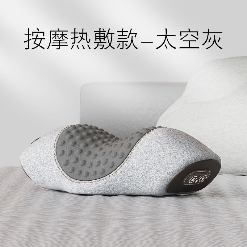 Neck Support Pillow with Massage and Heat Therapy