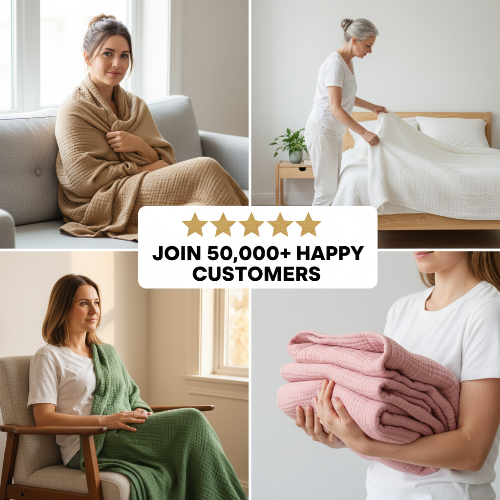 The Muslin Blanket - 100% Muslin Cotton (B1G1)