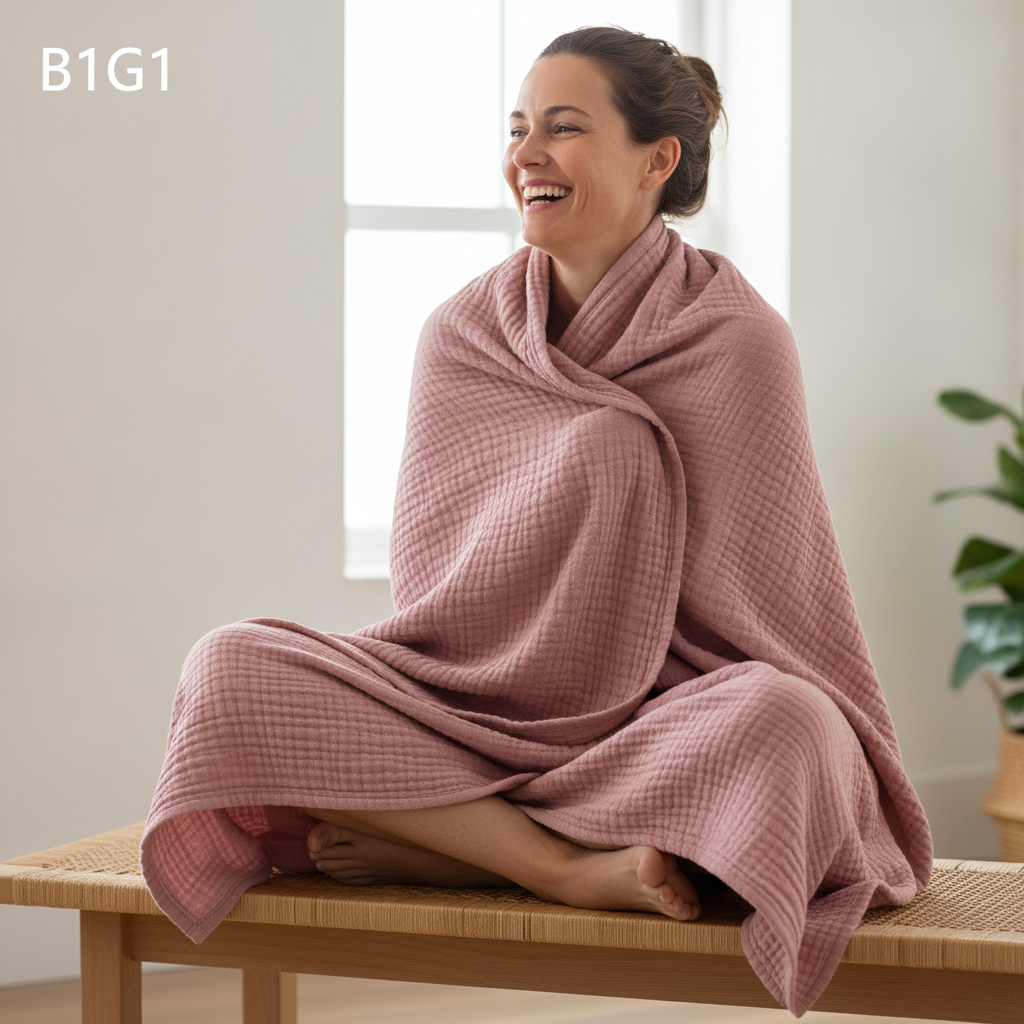 The Muslin Blanket - 100% Muslin Cotton (B1G1)