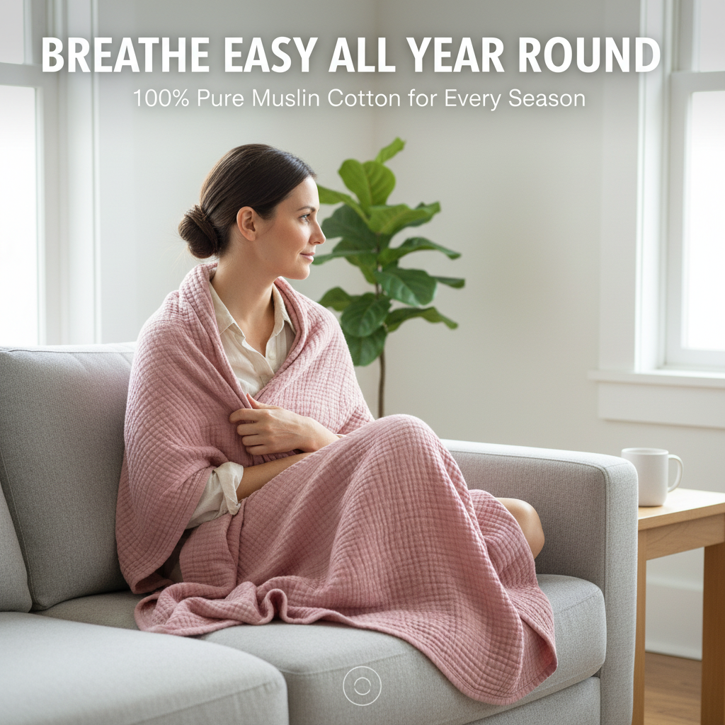 The Muslin Blanket - 100% Muslin Cotton (B1G1)